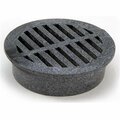 Homestead 11 4 in. Black Round Structural Foam Polyolefin Grate HO569524